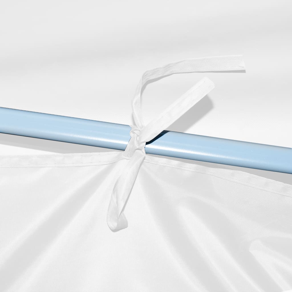 attache toile à la structure